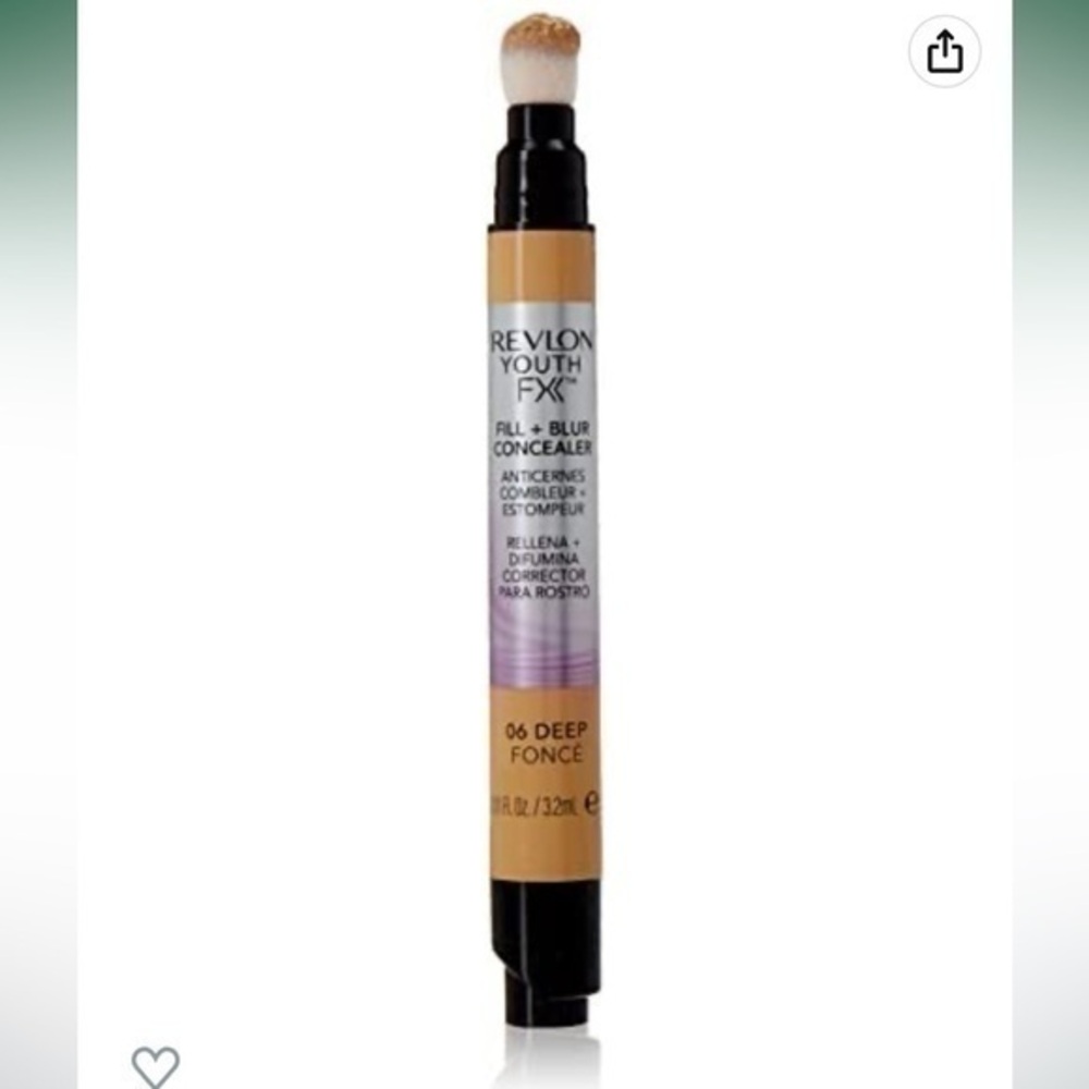 Revlon Youth FX Fill And Blur Concealer 06 Deep New in package .11 Fl OZ sealed
